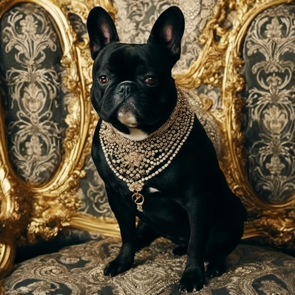 Lavish Portrait of a Billionaire in Silk and Gold