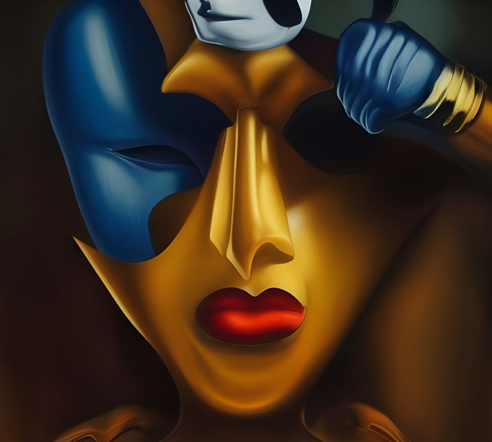 Dreamy Abstract Art with Magical Particles