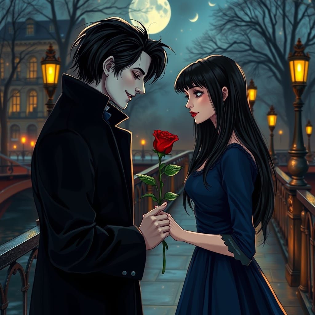 Richard Swift Babcock and Marguerite Ludlow meeting in secre...