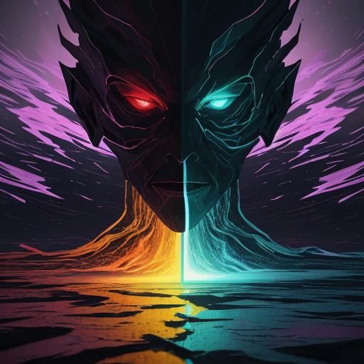 Ethereal Silhouette in Digital Matte Painting