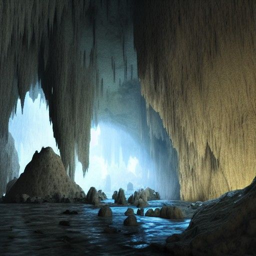 Stalactite Cave in Classical Landscape Style