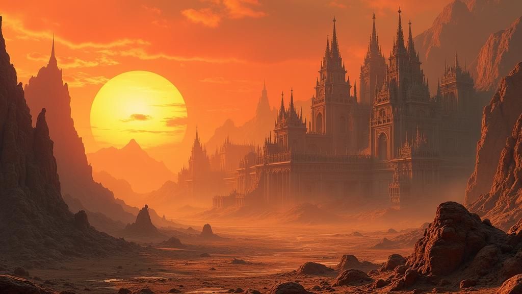 Colossal Ancient City at the End of Time