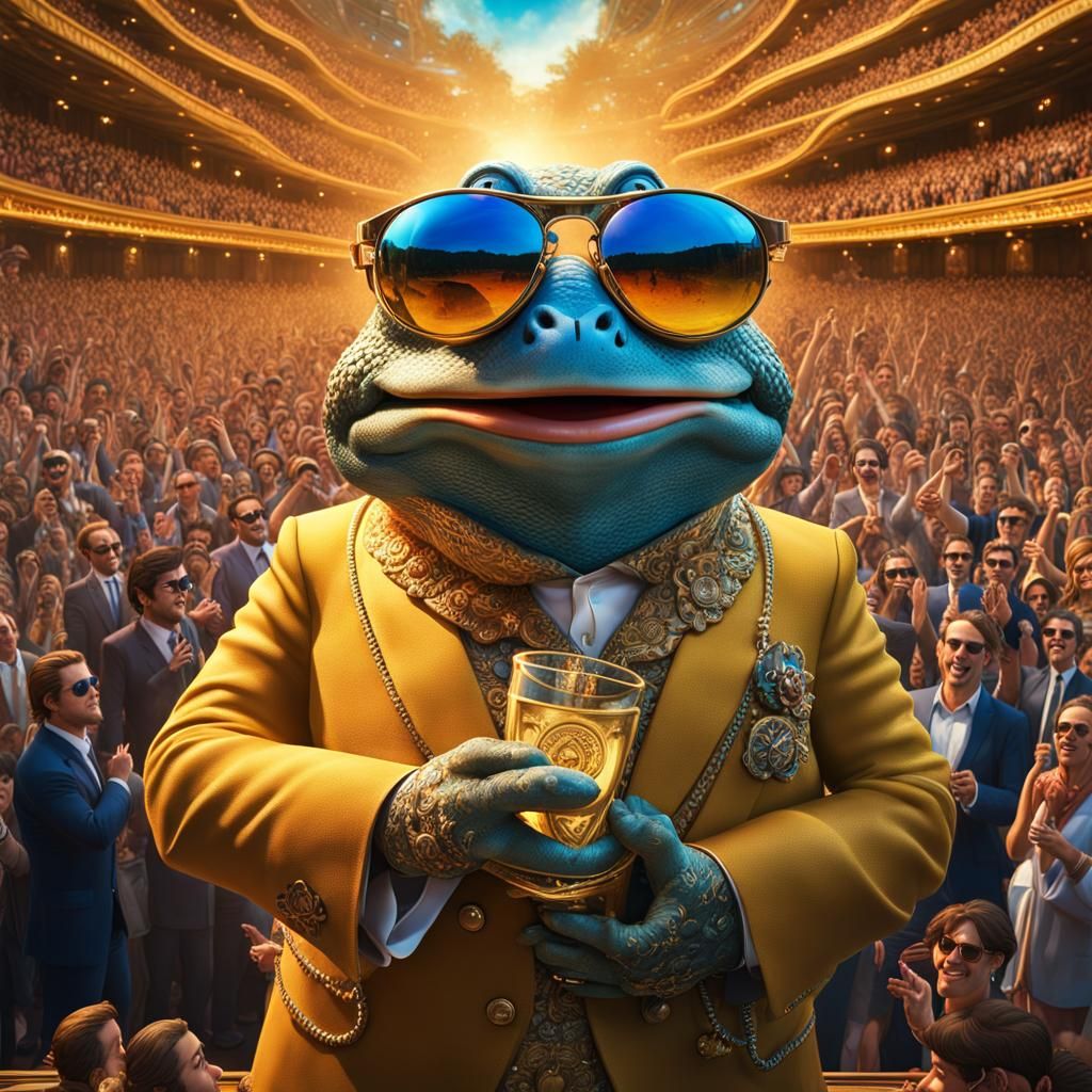 Billionaire Toad Wins Award: A Psychedelic Masterpiece