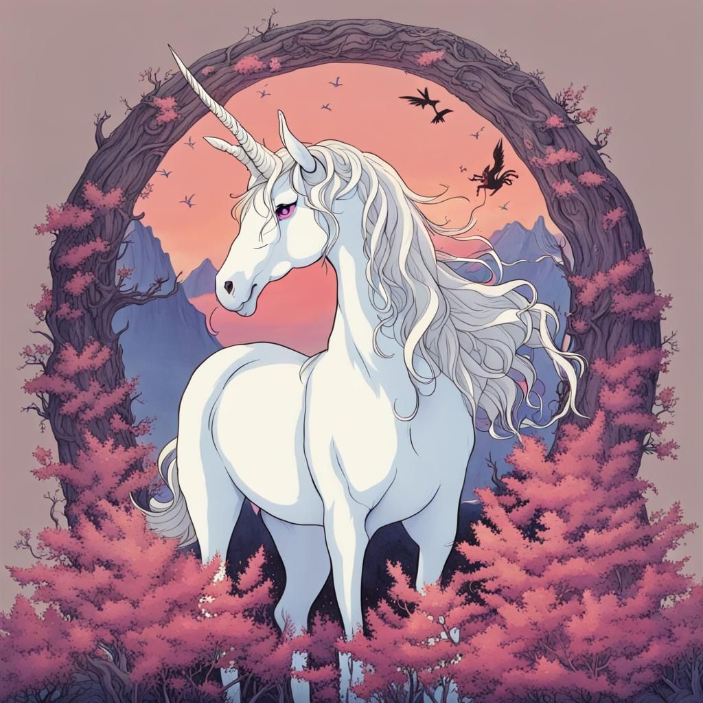 The Last Unicorn AI Rendering