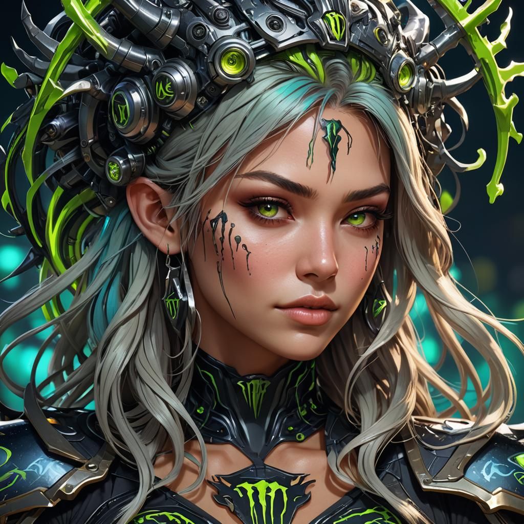 Hyperdetailed Portrait with Dynamic Lighting