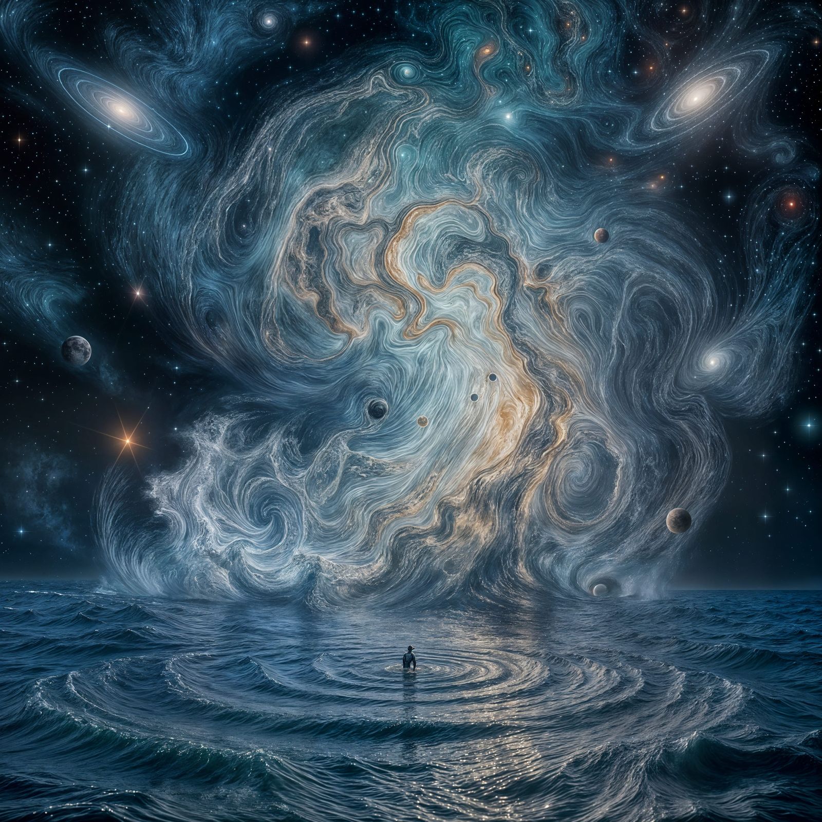 Cosmic Ocean Wave Transformation
