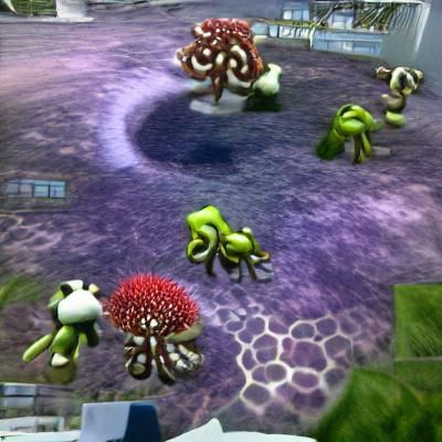 Alien World Generated by AI