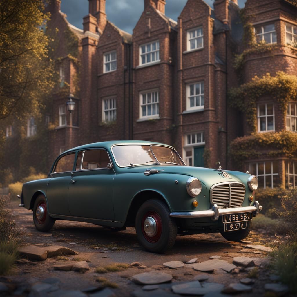 Fake British Car Insurance Letter: Detailed Digital Art