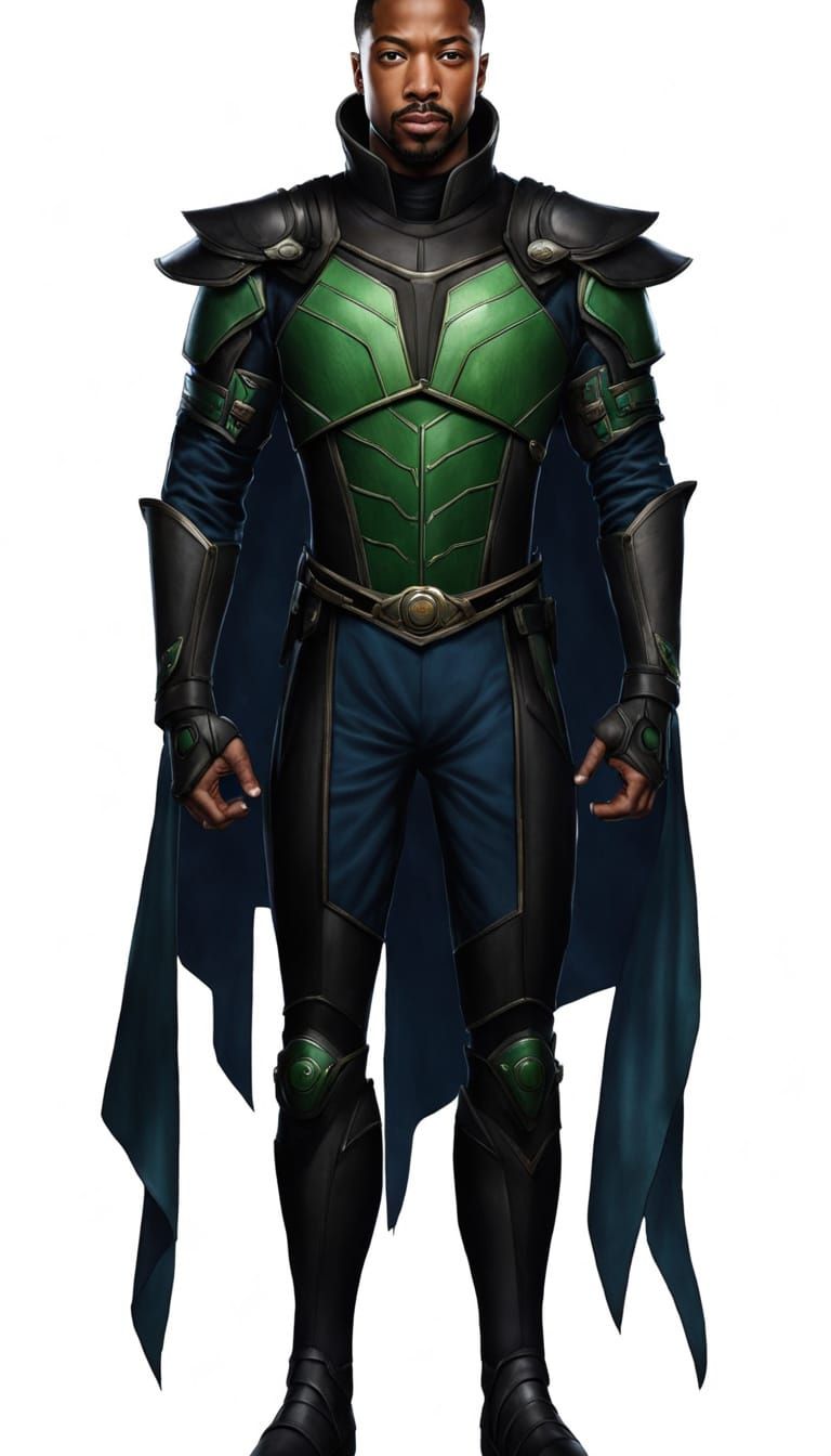 Michael B. Jordan as Green Martian in Armor