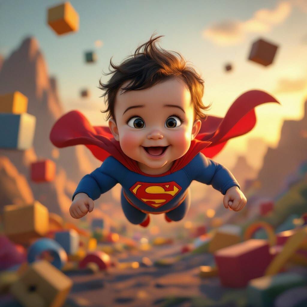 Super Baby Soars Over Growth Challenges