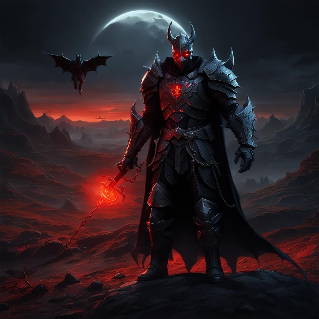 The Dark Knight: A Fantastical Matte Painting