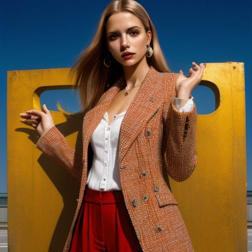 Vibrant Abstract Diffusion in High Resolution