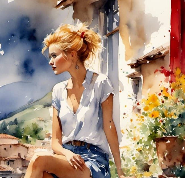 <lora:WatercolorStyle:1.0>