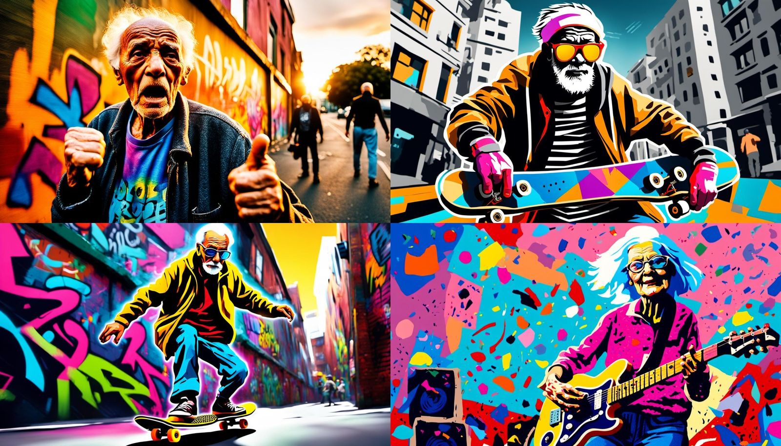 Radical Elder: AI Generated Image