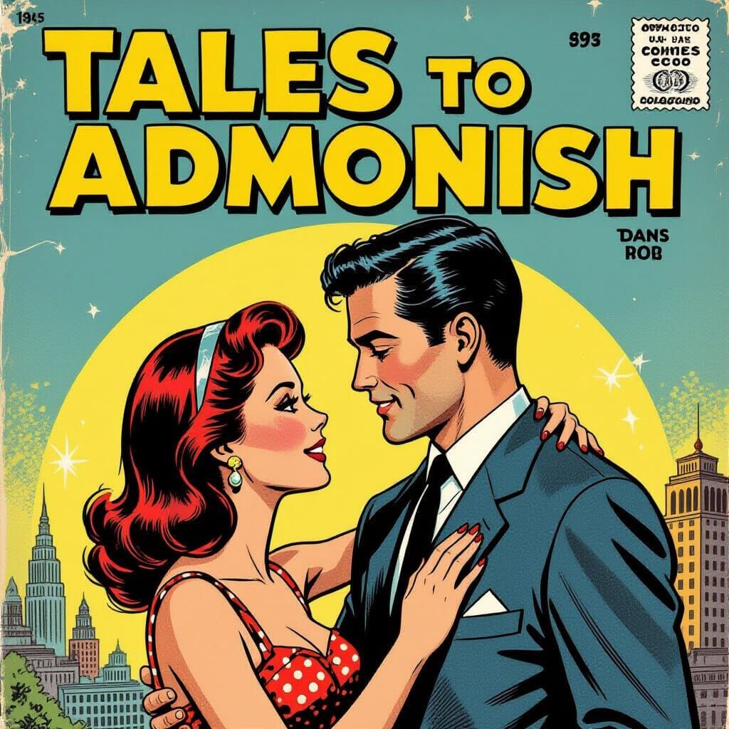 1960s Romance Comic Book Cover