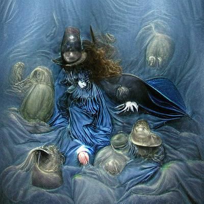 Ten of Cups Tarot Card in Froud Style