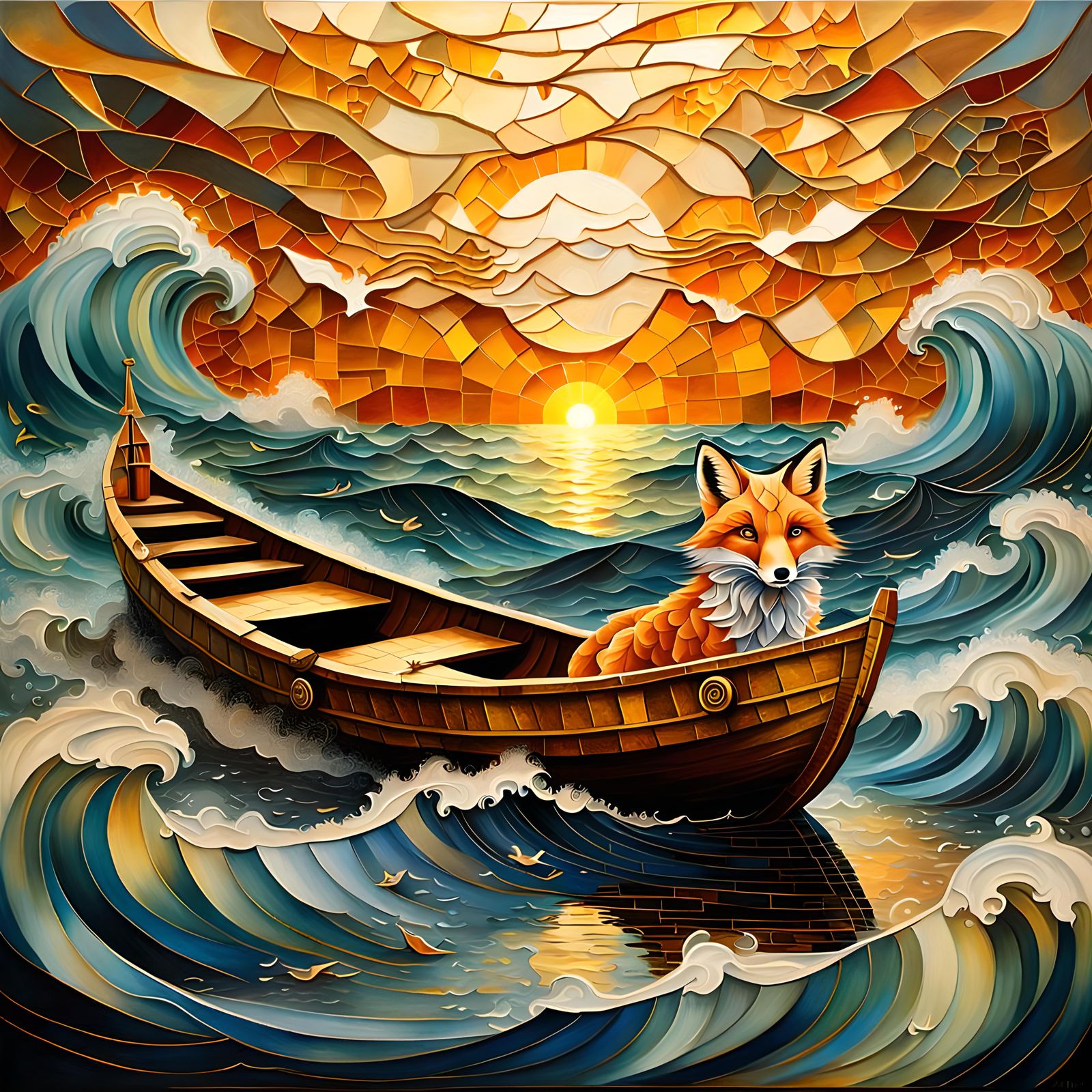 There Once was a Fox in a Boat