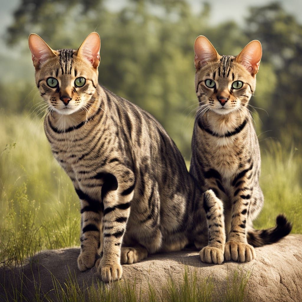 Savannah Cats: A Generational Portrait