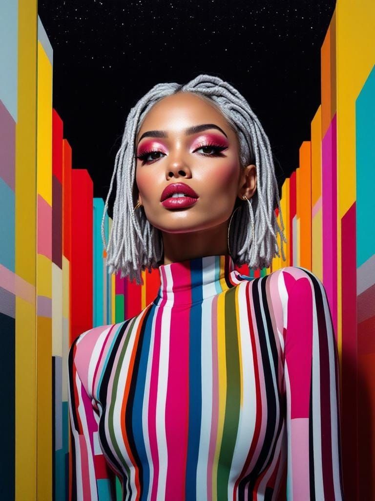 Hyperrealistic Portrait in Style of Hajime Sorayama and Pete...