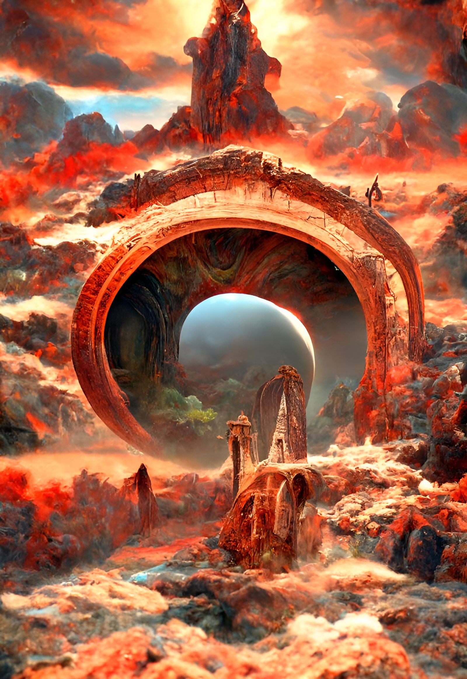 Stargate to a Mechanical Alien World