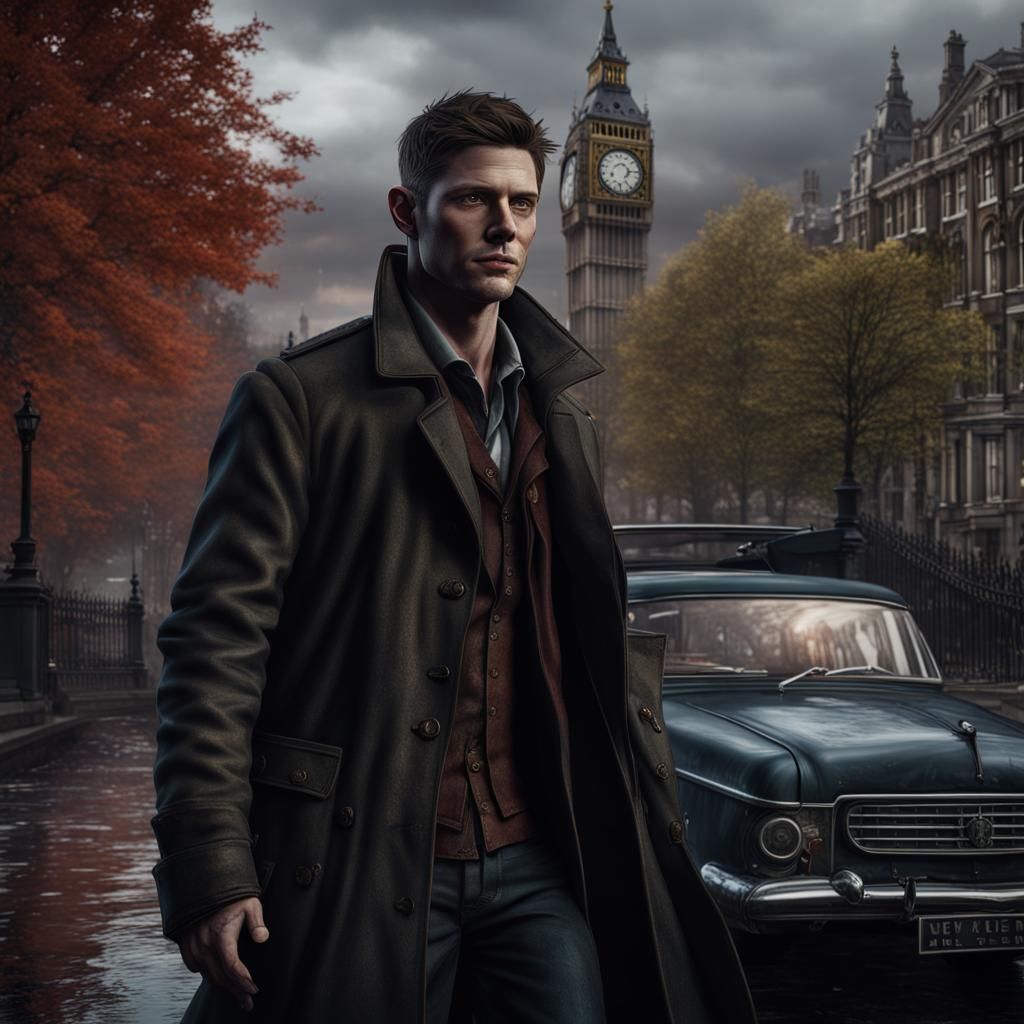 Vampire Hunter in London: Detailed Matte Painting