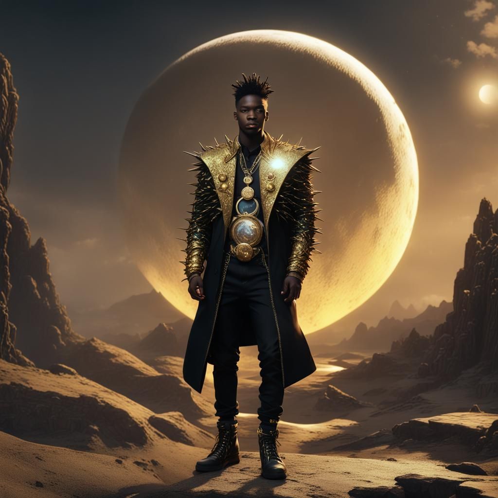 Omah Lay, Detailed Matte Painting in Unreal Engine