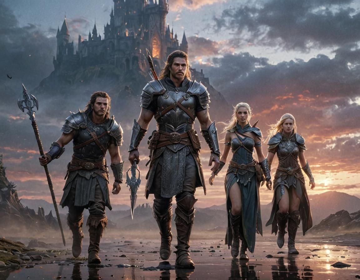 Heroes Against the Horizon: Dramatic Fantasy Art