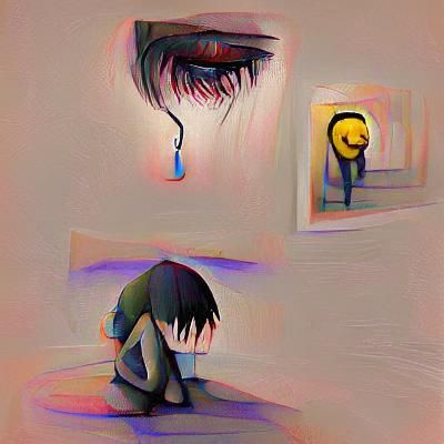 Evocative Image of Sadness and Isolation