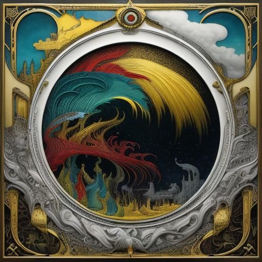 Kay Nielsen Style Fairytale Scene