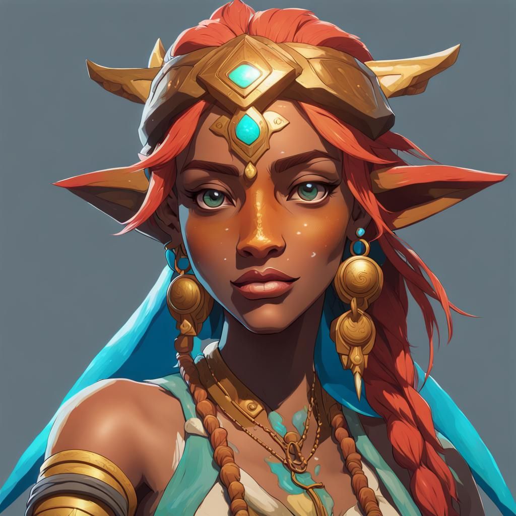 Riju from Breath of the Wild Portrait