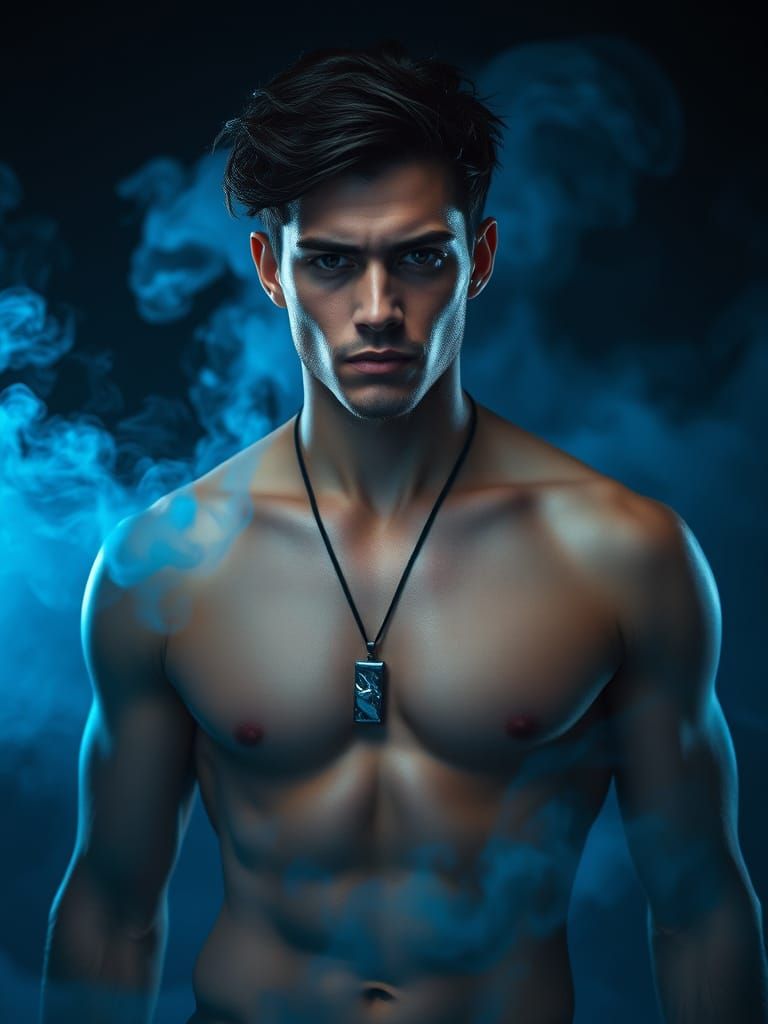 Mysterious Hero Emerges from the Mist in a Cinematic, Futuri...