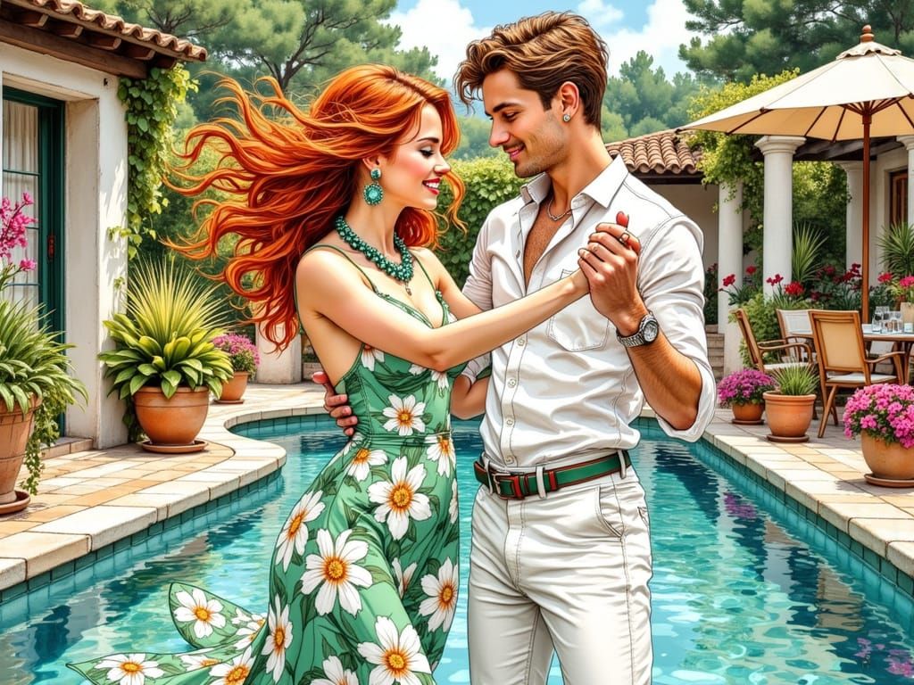 Sensual Mallorcan Sunset Dance