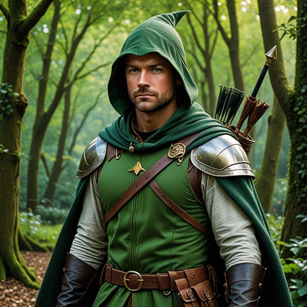 Robin Dressed as Robin Hood