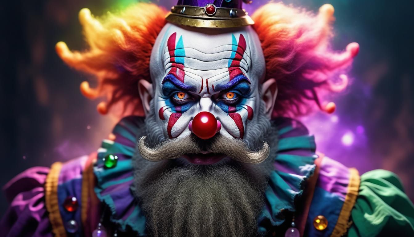 An Evil Clown From Hell With A Whimsical Beard (Continued)