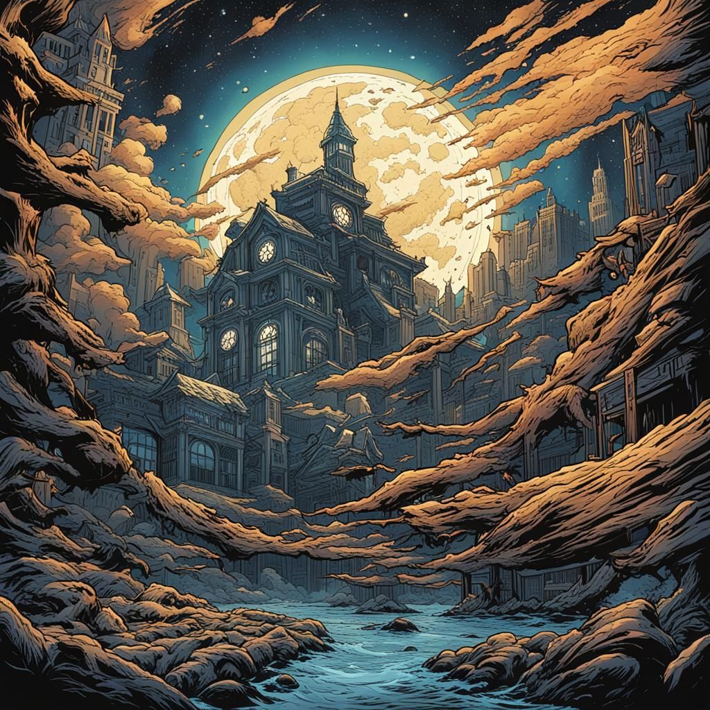 Comic Book Art of a New Logo