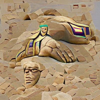 AI Generated Image of Ozymandias