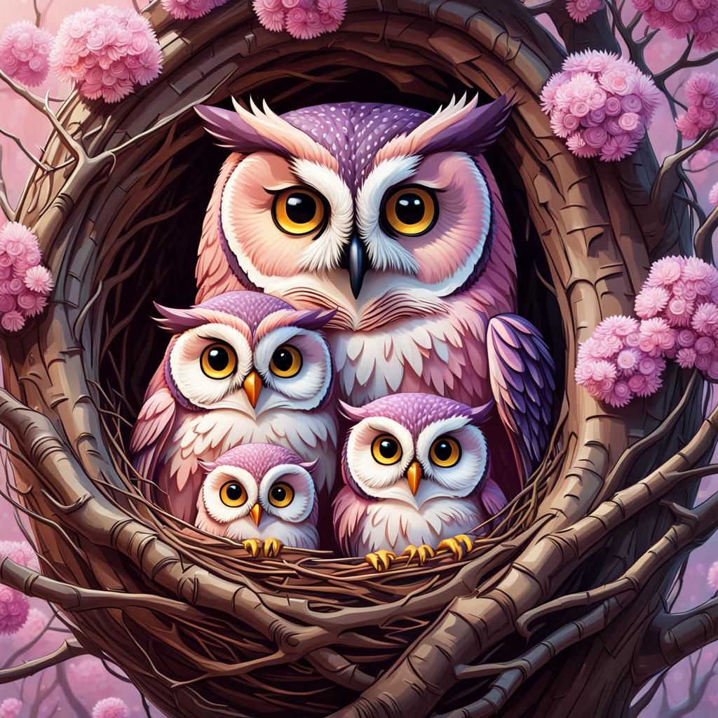 An Owl Family