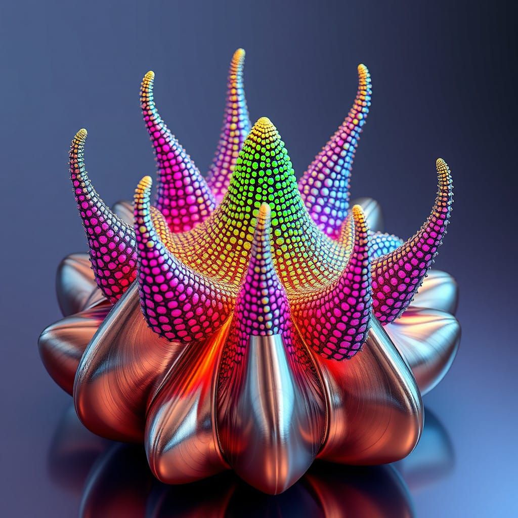 Neo-Expressionist Oil Slick Abstraction in Resin