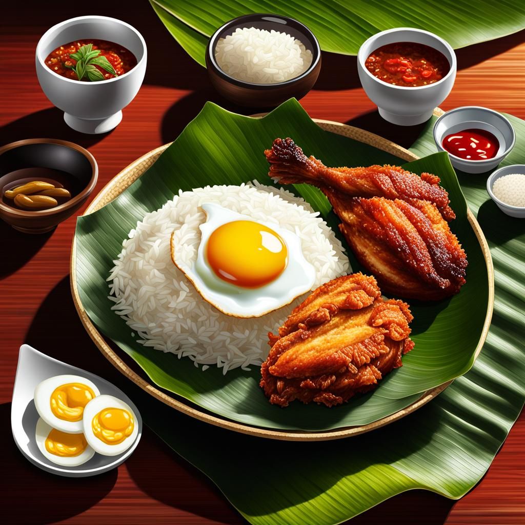 Malaysia's very own Nasi Lemak