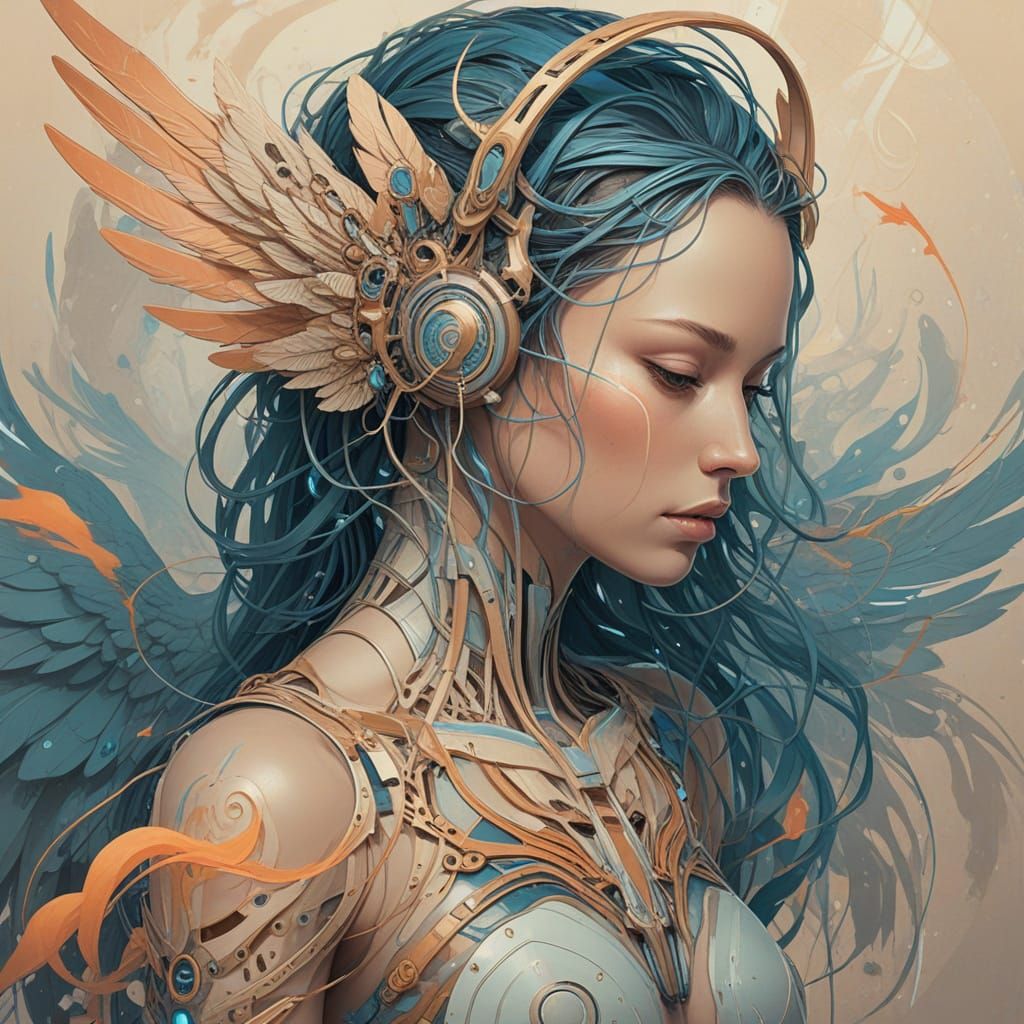 Cybernetic Angel of Serenity
