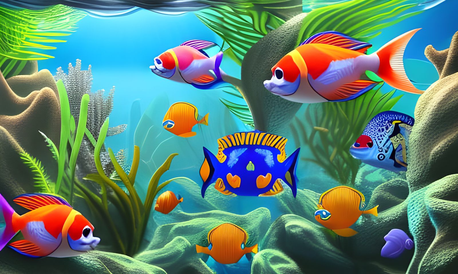 Tropical Fish Garden