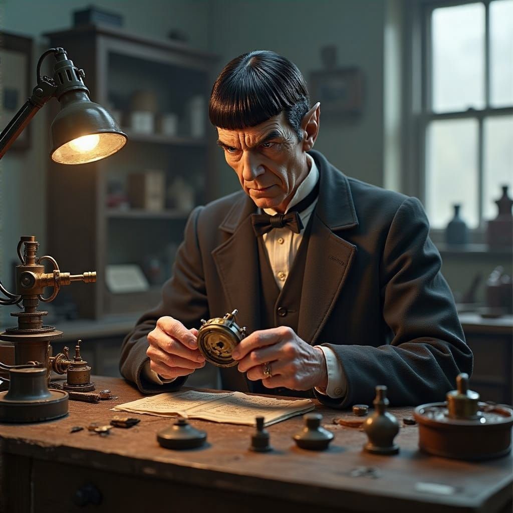 Vulcan Scientist Examines Victorian Era Inventions in a Deta...