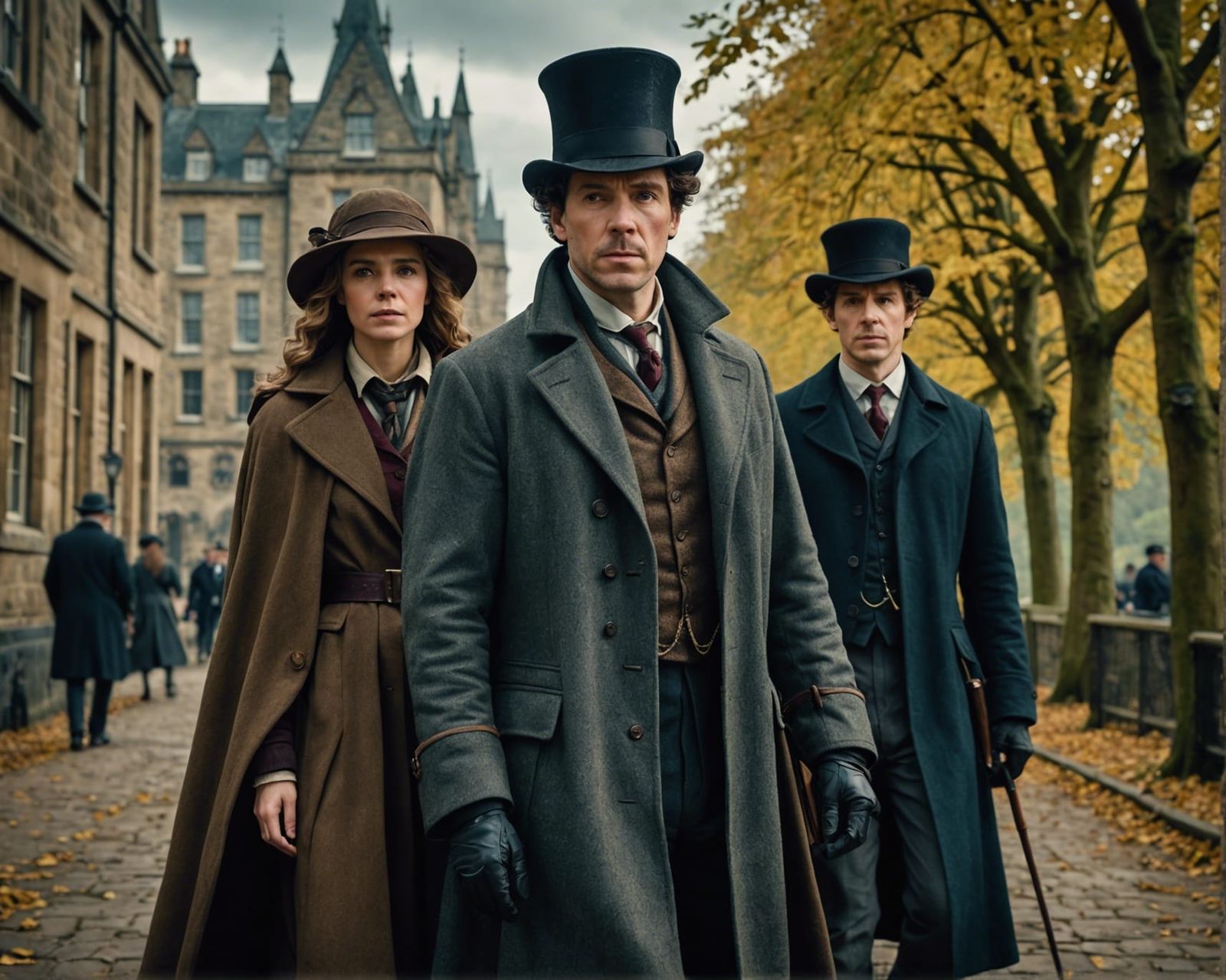 Sherlock Holmes with Hermione Granger  investigate a case. 2