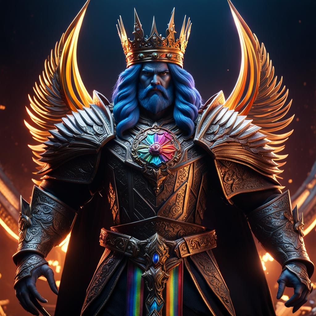 Epic 3D Render of an Evil King