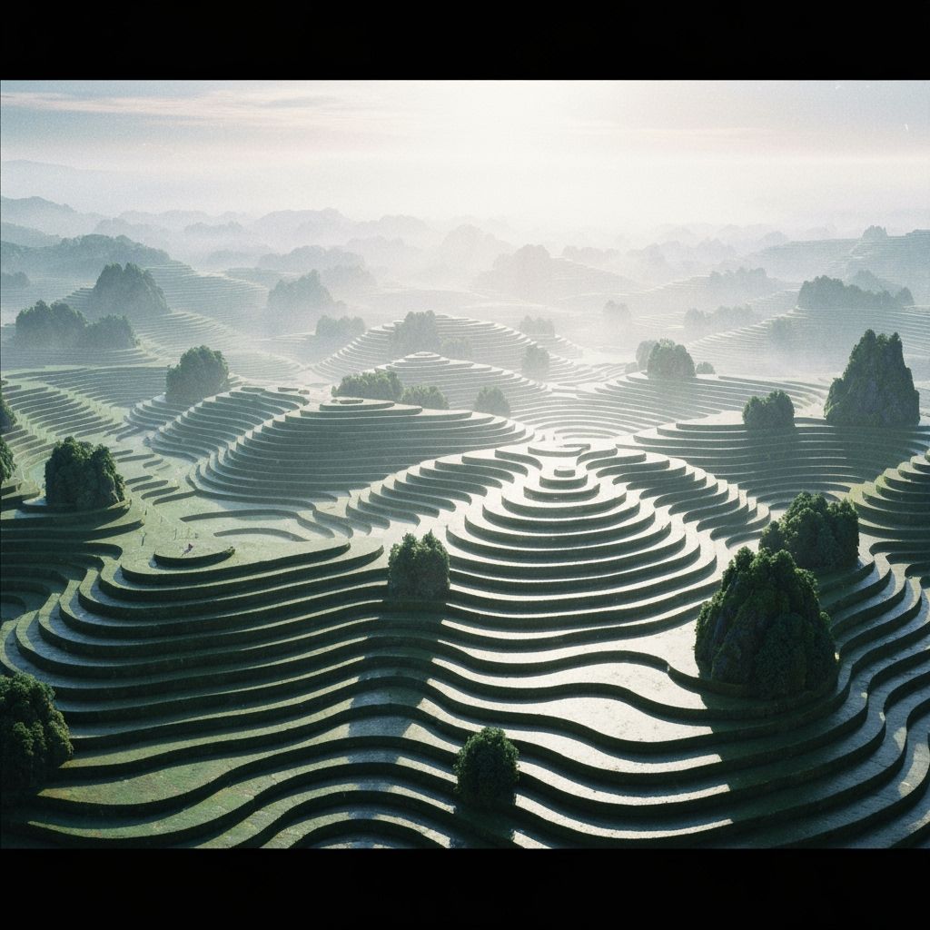 Ethereal Xianxia Landscape in Cinematic Style