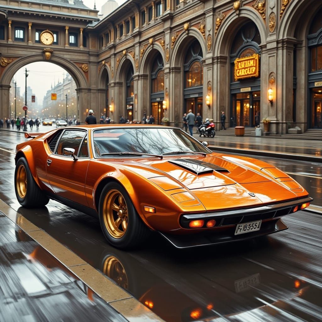 1972 Pantera Speeding Down the Nuremberg Ring