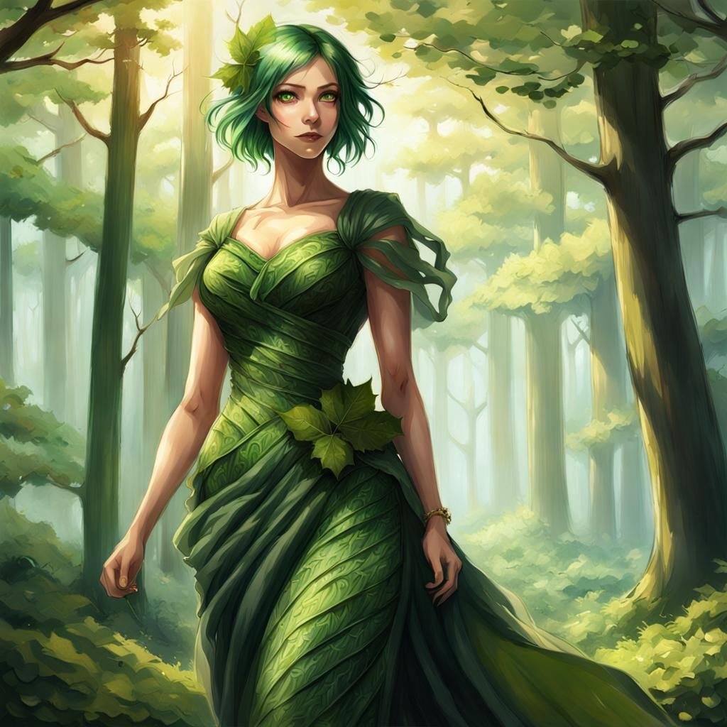 Beautiful Mother Nature in Peaceful Forest