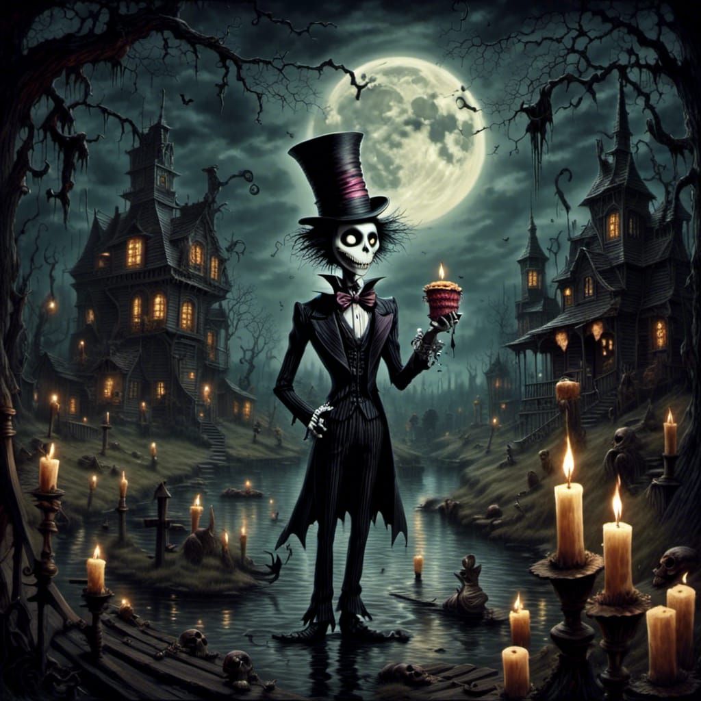 Demonic Dollkiller Stalks Bayou in Full Moon