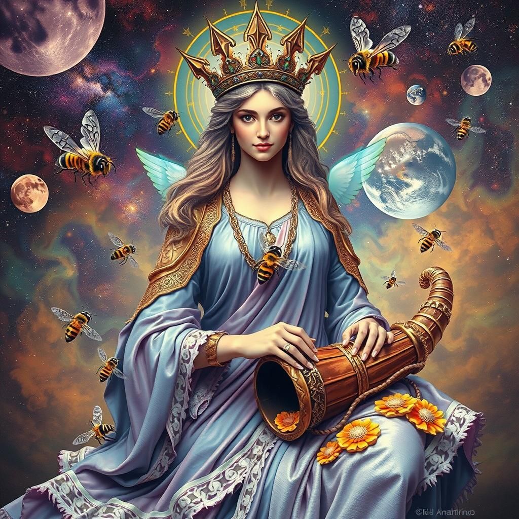 Goddess of Fortune in Dali Style