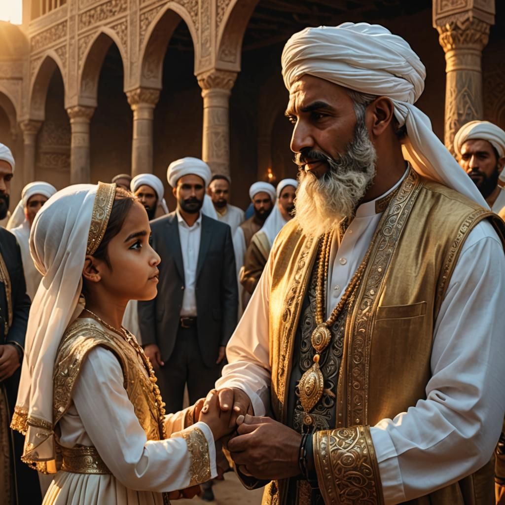 Muhammad marrying Aisha